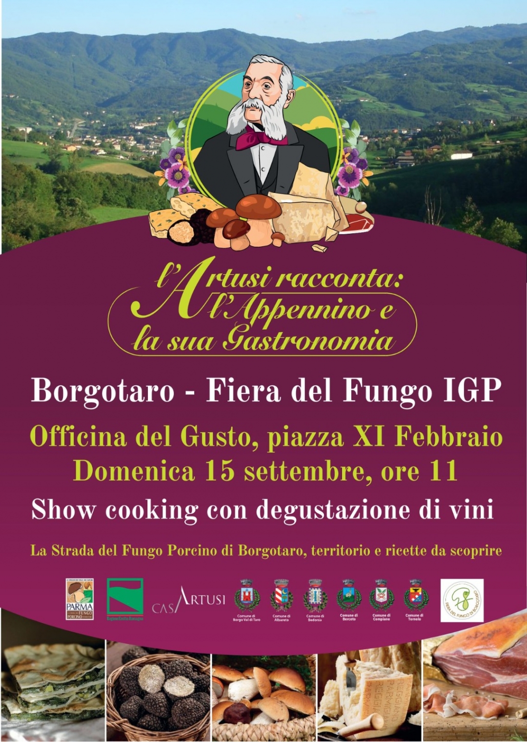 L'Artusi racconta: l'Appennino e la sua Gastronomia - Show cooking e degustazione di vini