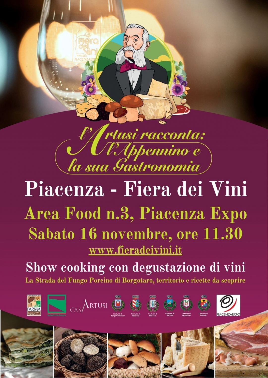 L'Artusi racconta: l'Appennino e la sua Gastronomia - Show Cooking e degustazione di vini