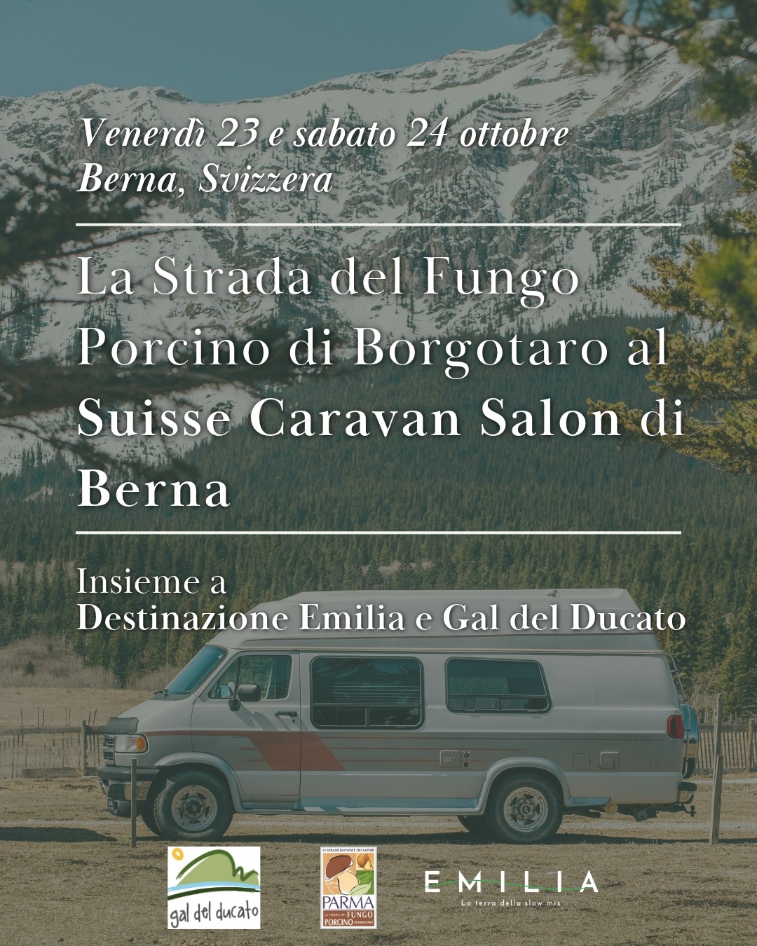 La Strada del Fungo Porcino al Suisse Caravan Salon di Berna