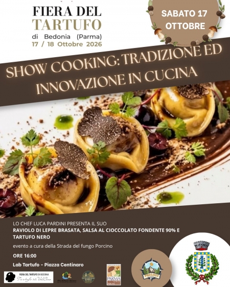 Show-cooking alla Fiera del Tartufo di Bedonia