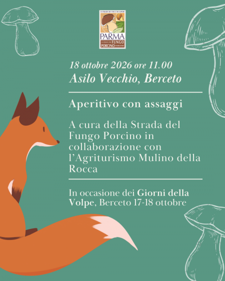 Aperitivo con assaggi in occasione dei Giorni della Volpe di Berceto